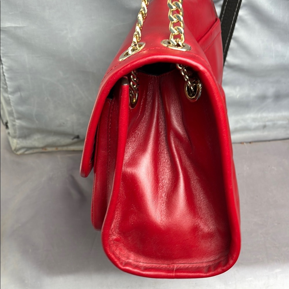 Coach Ladies Red Leather Shoulder Ranger Bag-Wow! - Picture 5 of 9